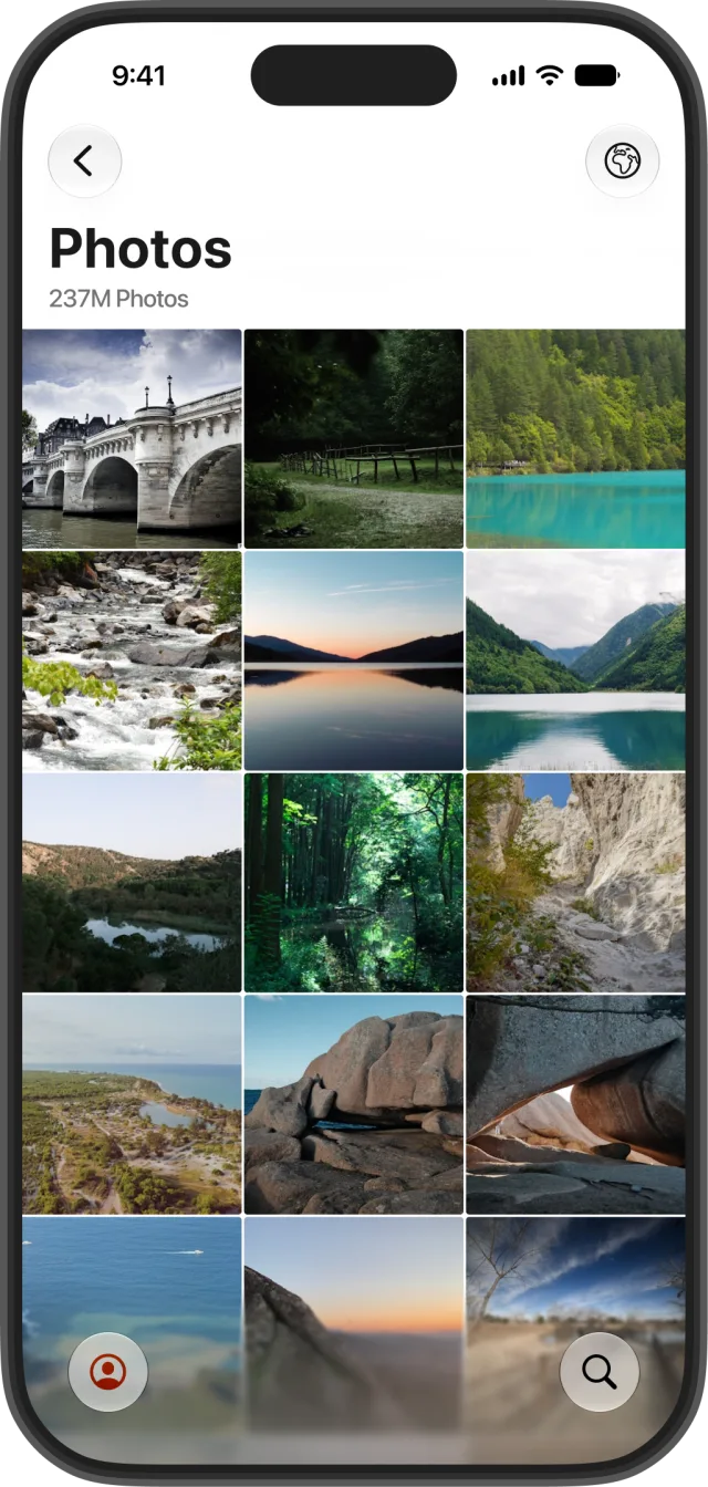 Écran de l'app Hexatrip, étape 02 : Inspire les voyageurs